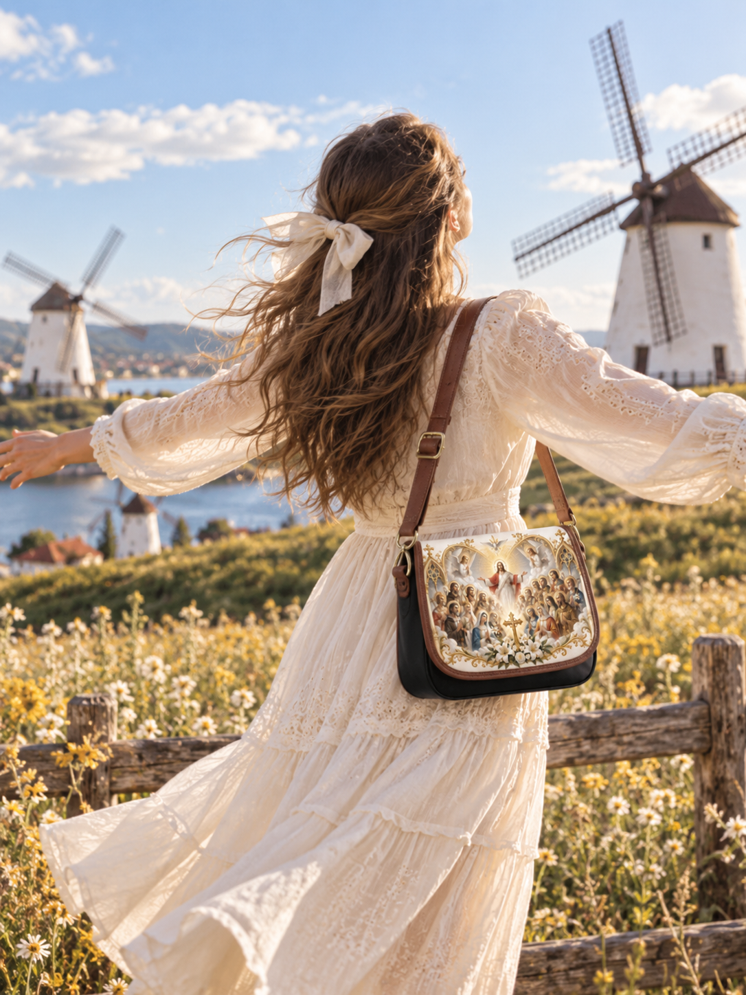 All Saints & Holy Souls Heavenly Assembly Saddle Bag