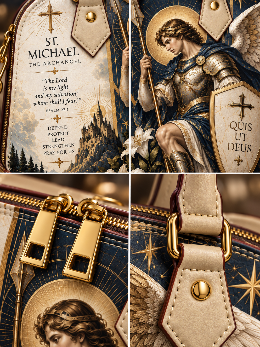St. Michael My Light And Salvation Dome Satchel