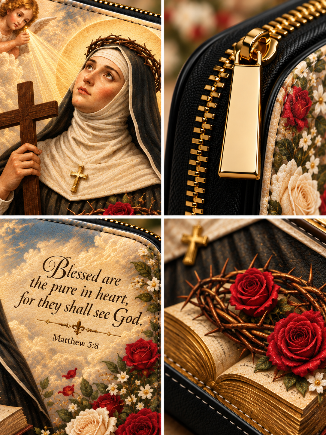St. Thérèse Pure In Heart Long Handbag