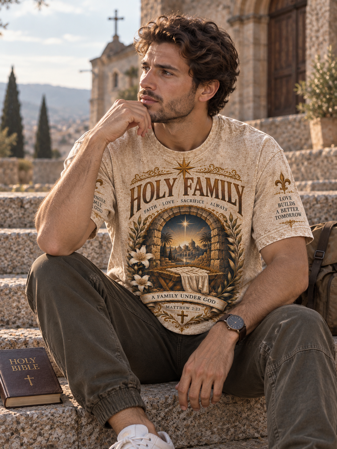 Holy Family Sacred Bethlehem T-Shirt