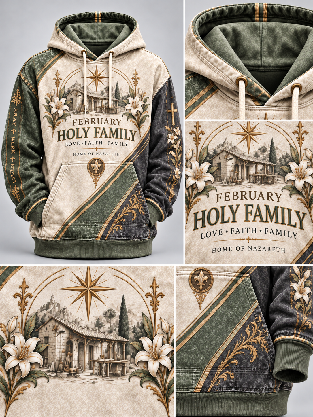 Holy Family Nazareth Heritage Hoodie