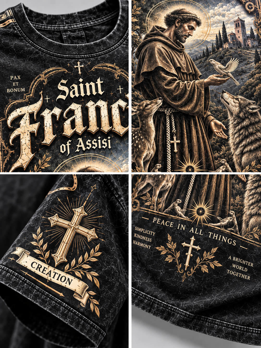 St. Francis The Peace In All Things T-Shirt