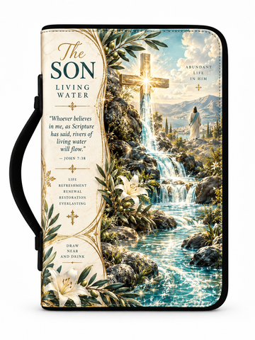 The Son Rivers Of Living Water Leather Clutch Bag