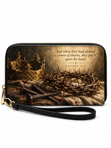 Crown of Thorns Sacred Relics & Royal Glory Long Handbag