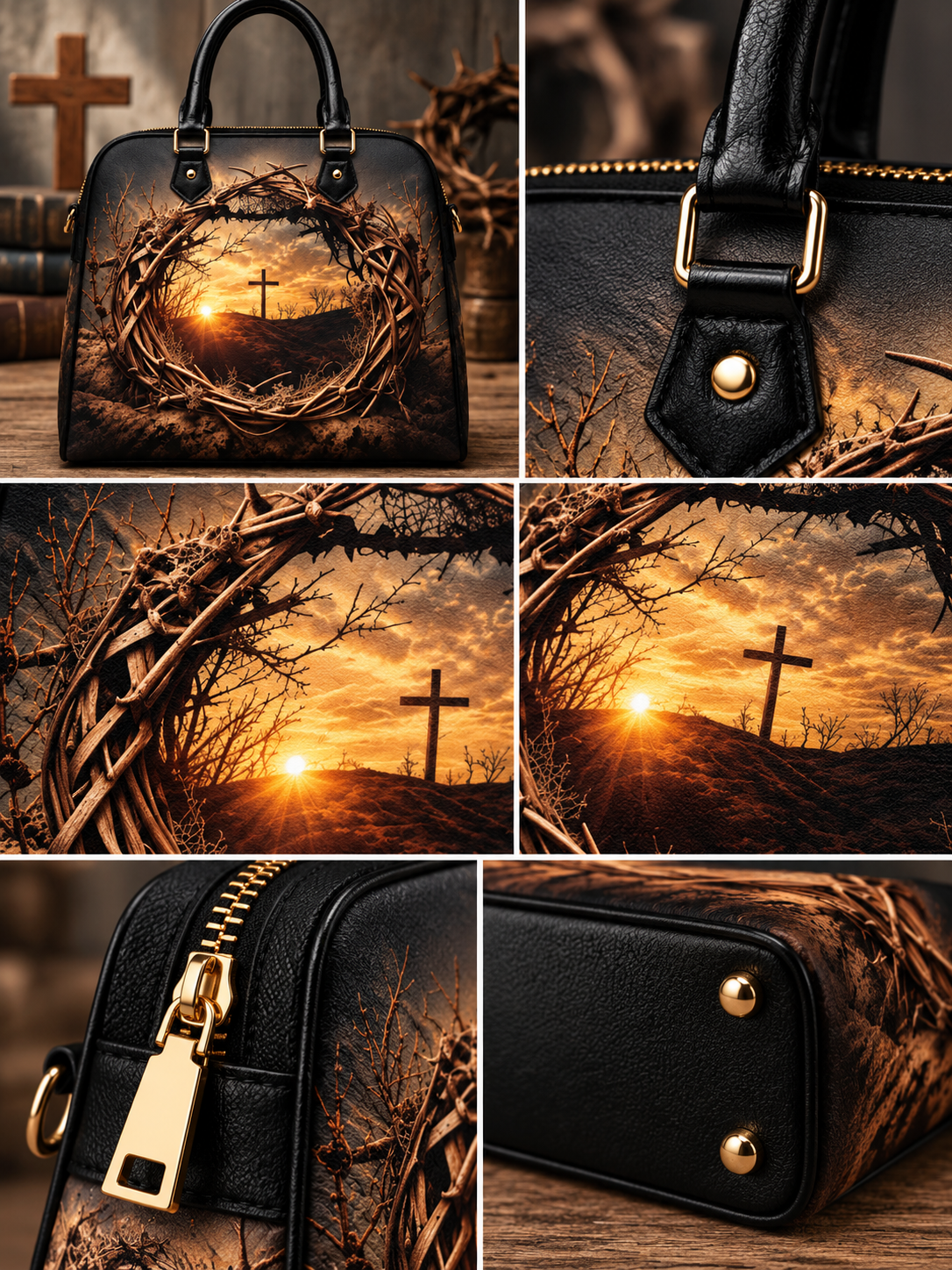 Crown of Thorns Calvary's Light Dome Bag