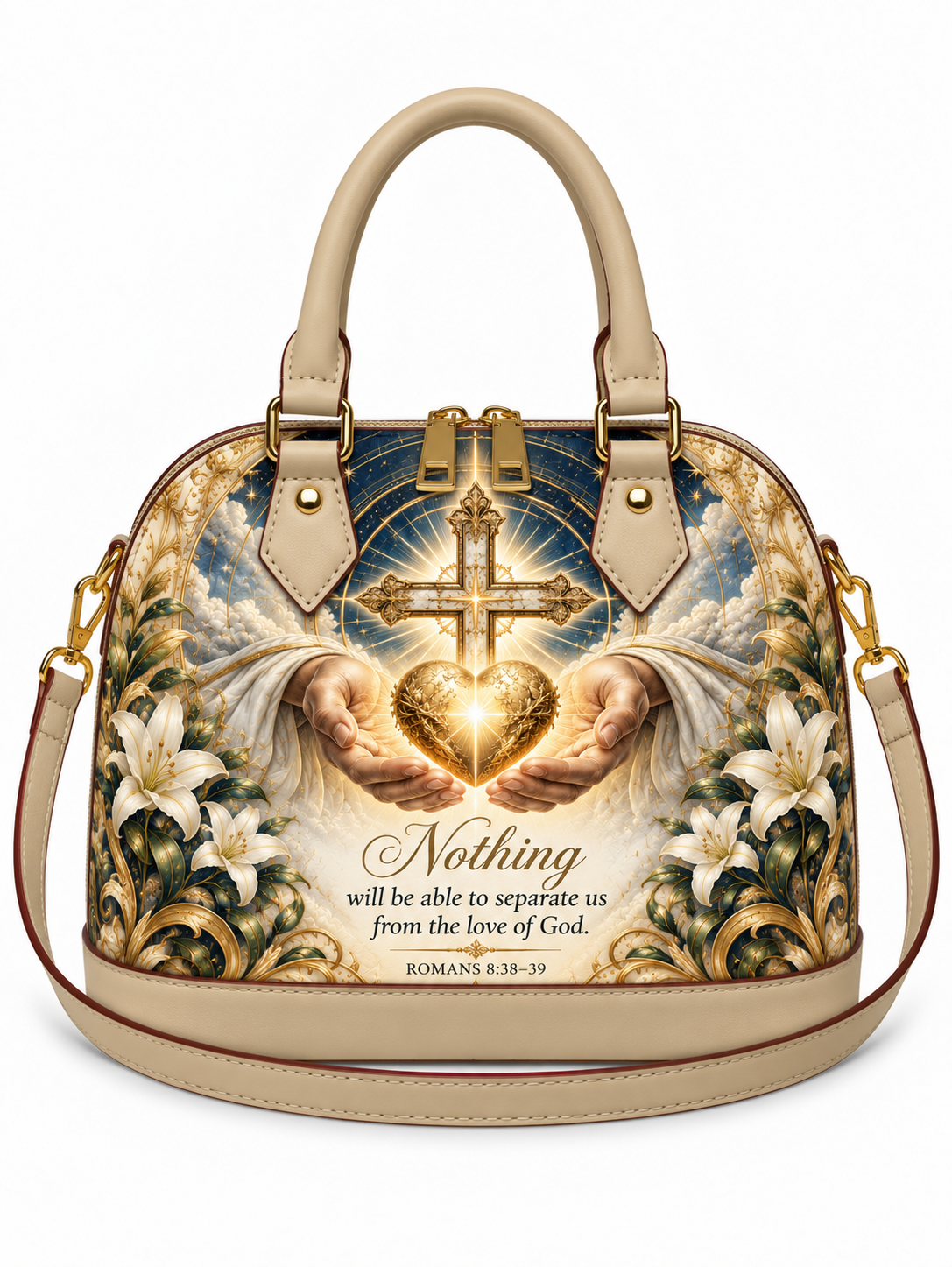 The Father Nothing Can Separate Us From His Love Dome Satchel