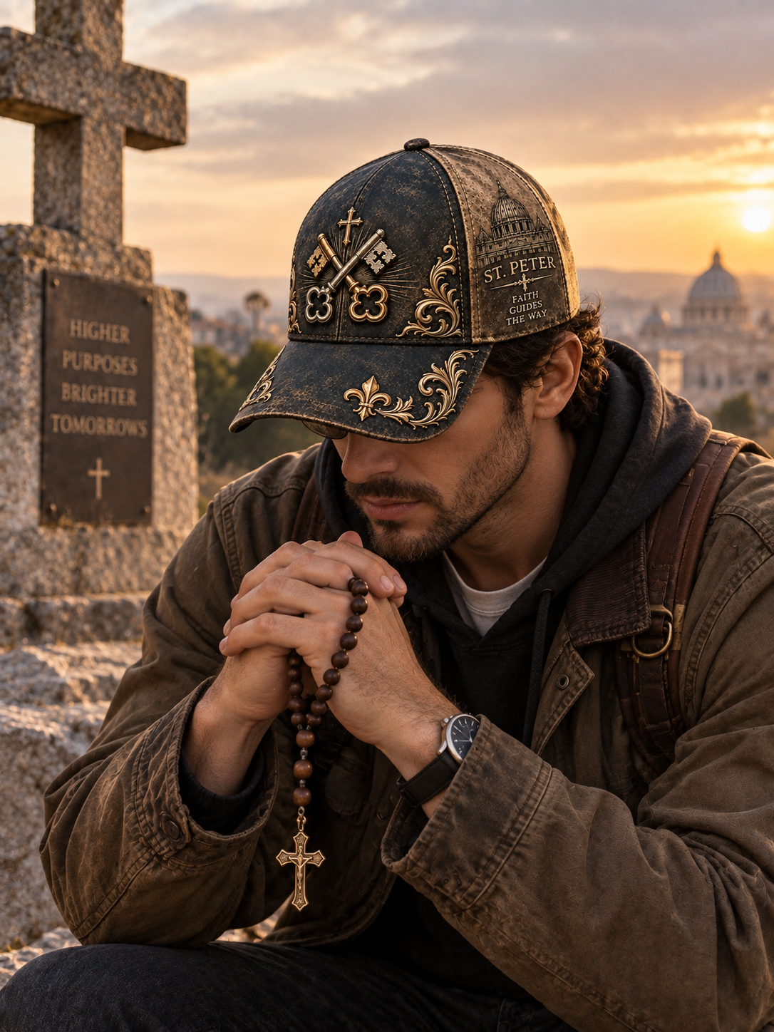 St. Peter Faith Guides The Way Cap