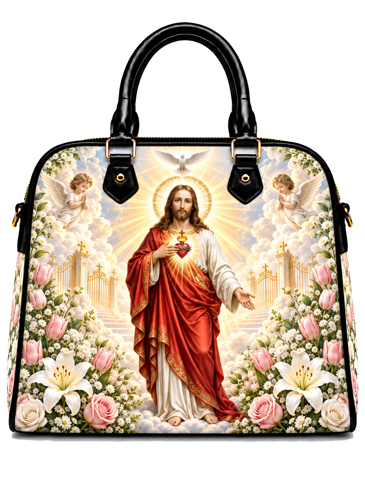 The Sacred Heart Gateway To Heaven Dome Bag