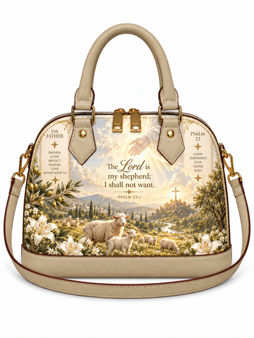 The Father The Lord Is My Shepherd Dome Satchel