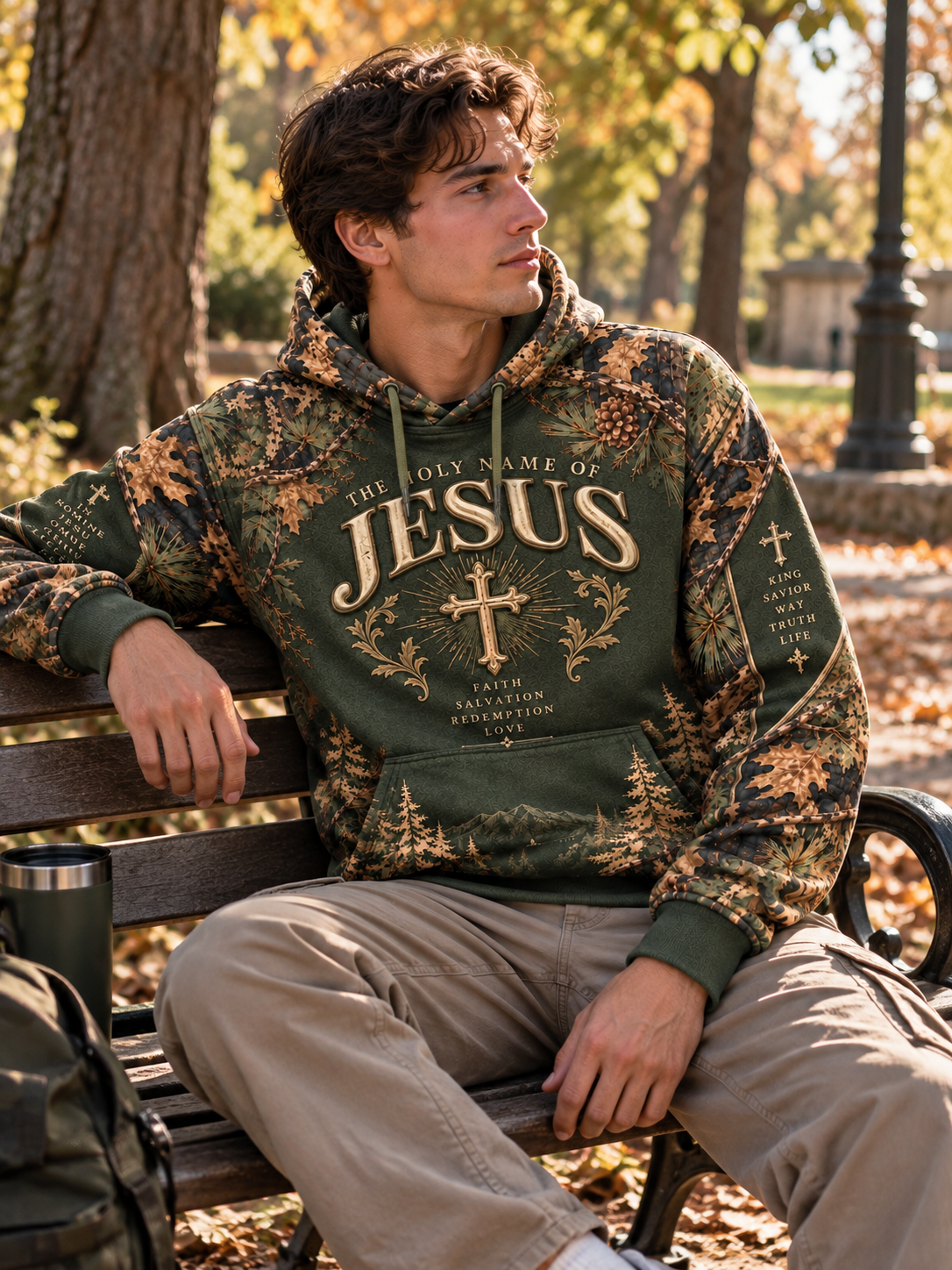 Holy Name Of Jesus Faith Salvation Redemption Love Hoodie