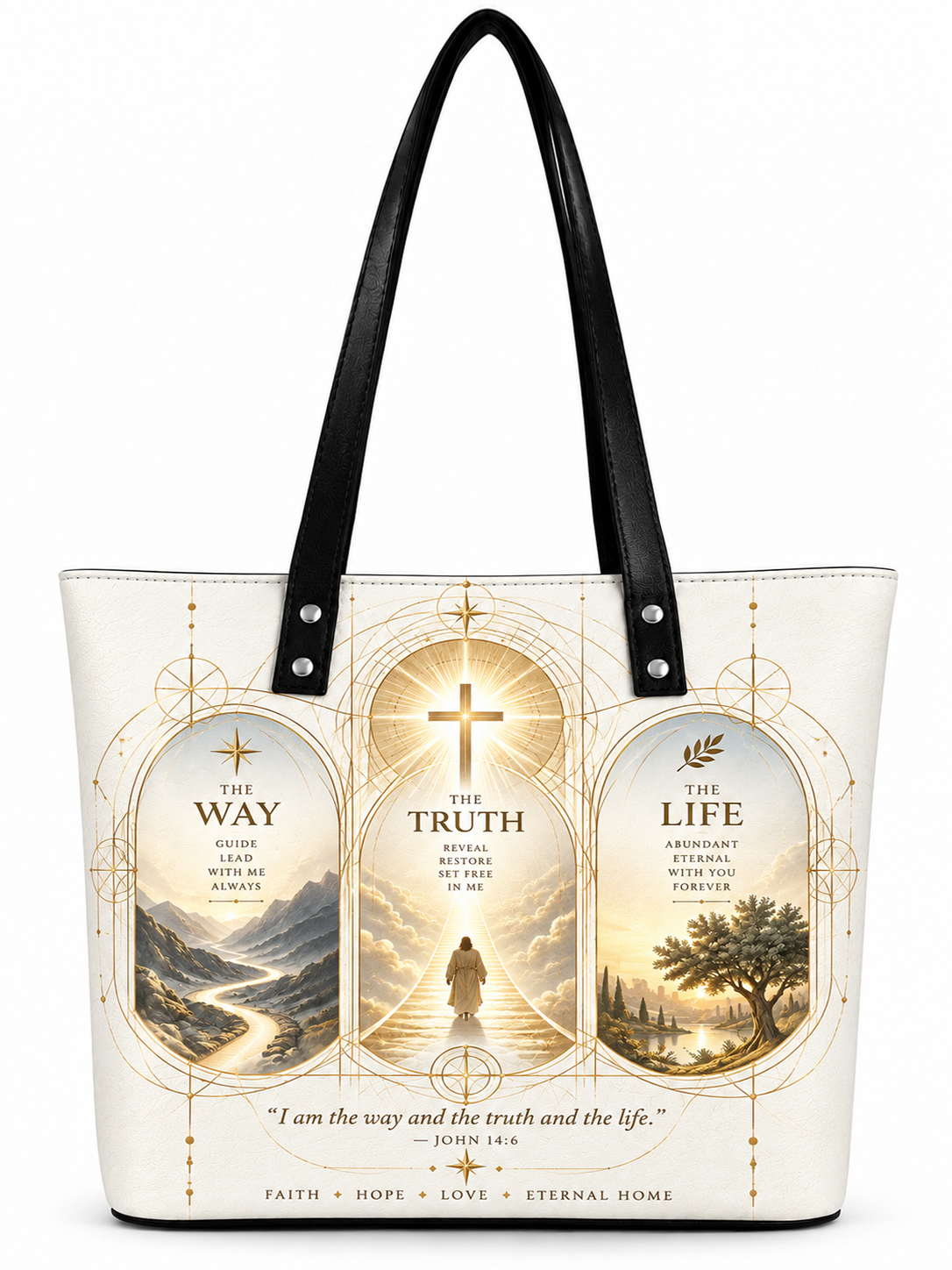 The Son The Way The Truth And The Life Shoulder Tote Bag
