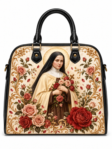 St. Thérèse Everlasting Roses Dome Bag