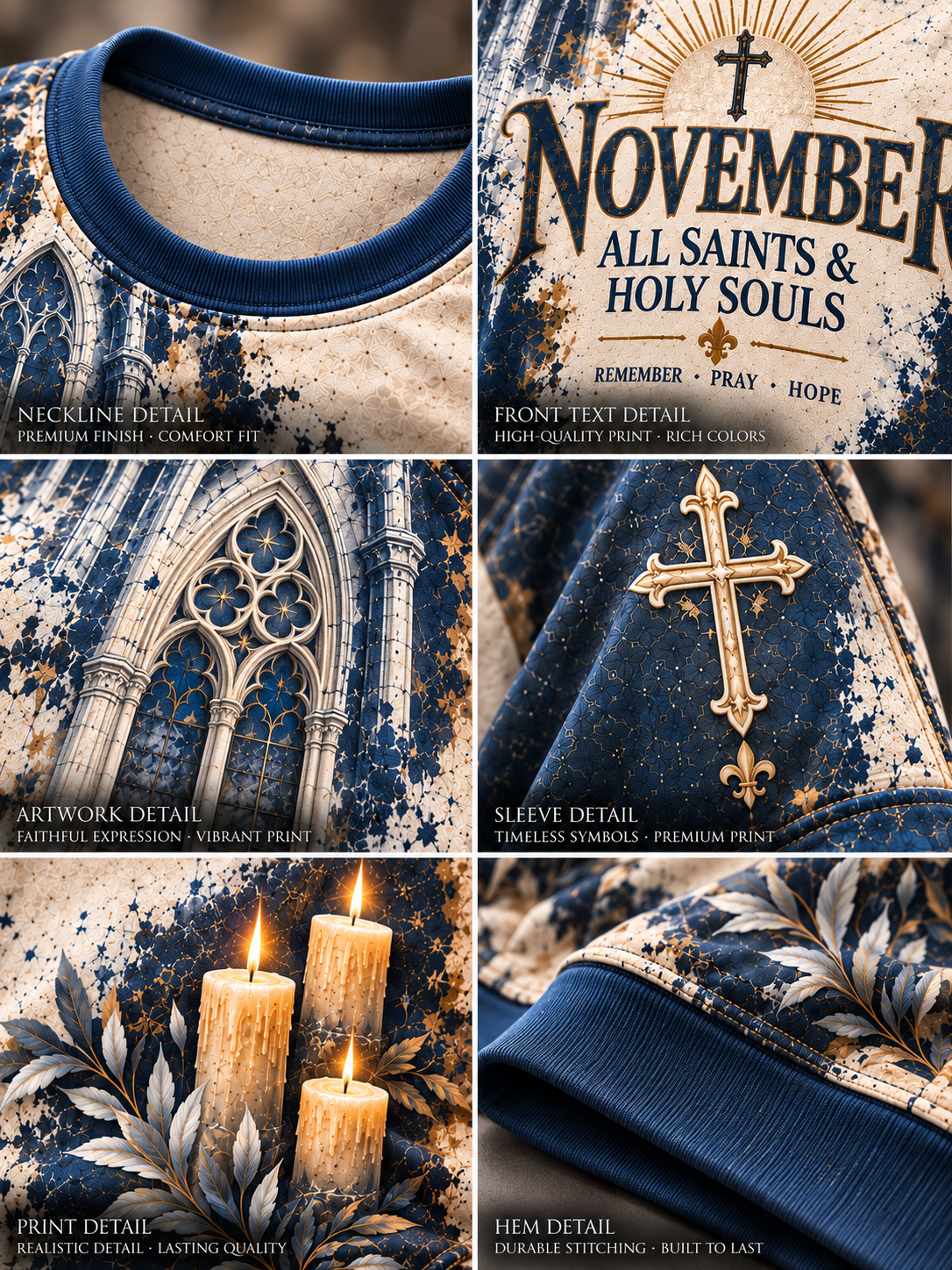 All Saints & Holy Souls Remember Pray Hope Sweatshirt