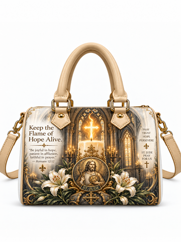 St. Jude Keep The Flame Of Hope Alive Boston Bag