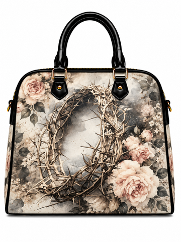 Crown of Thorns Vintage Rose Dome Bag
