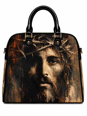 Crown of Thorns Rustic Face of Christ Dome Bag