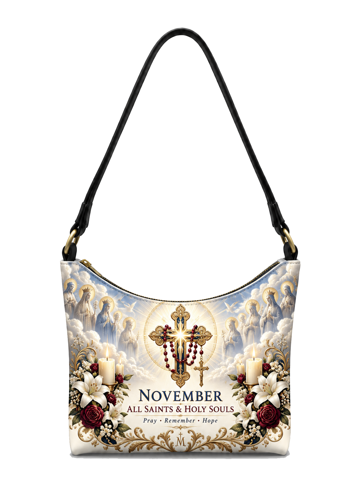 All Saints & Holy Souls Rosary Of Remembrance Shoulder Bag