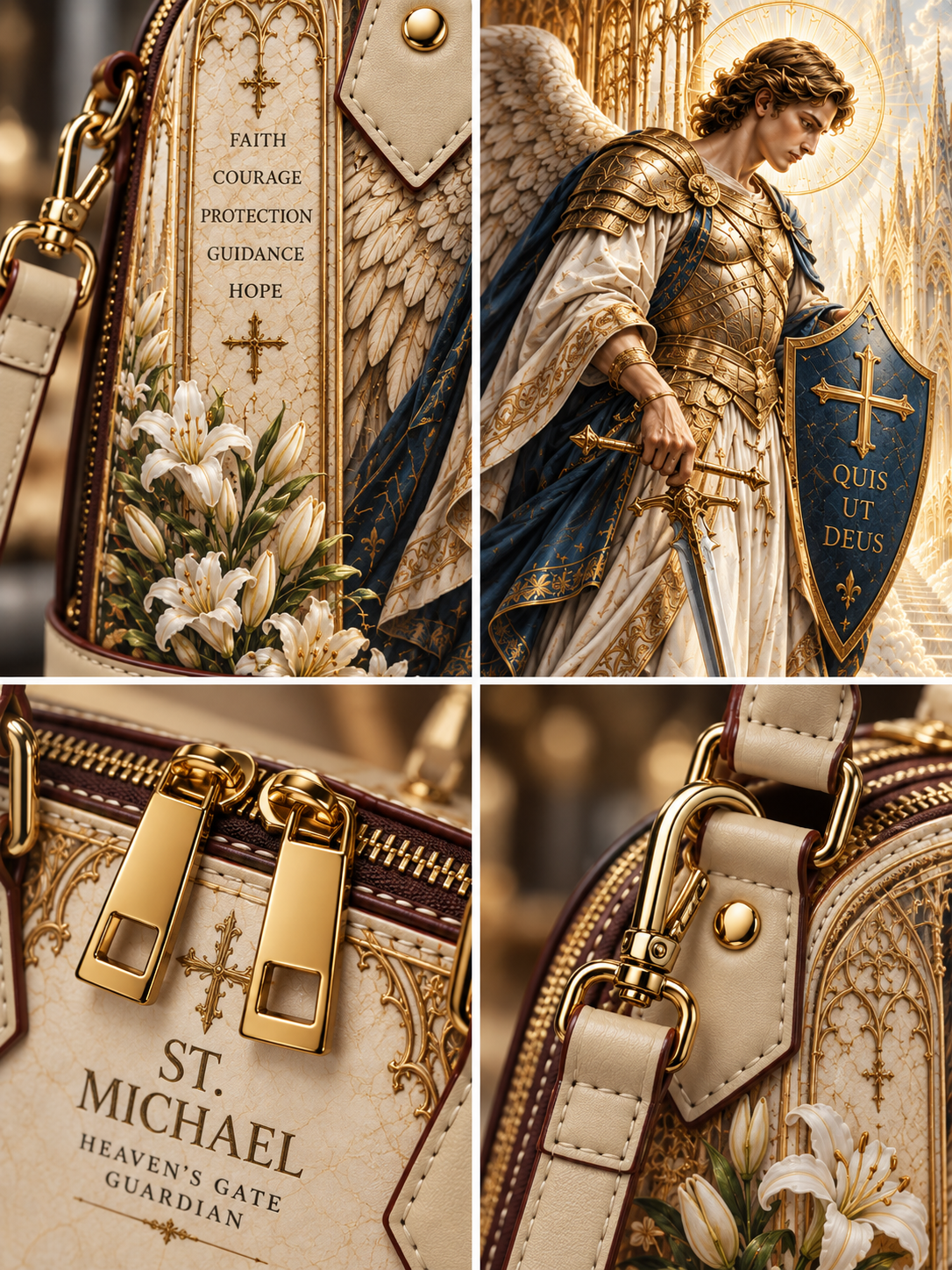 St. Michael Heaven’s Gate Guardian Dome Satchel