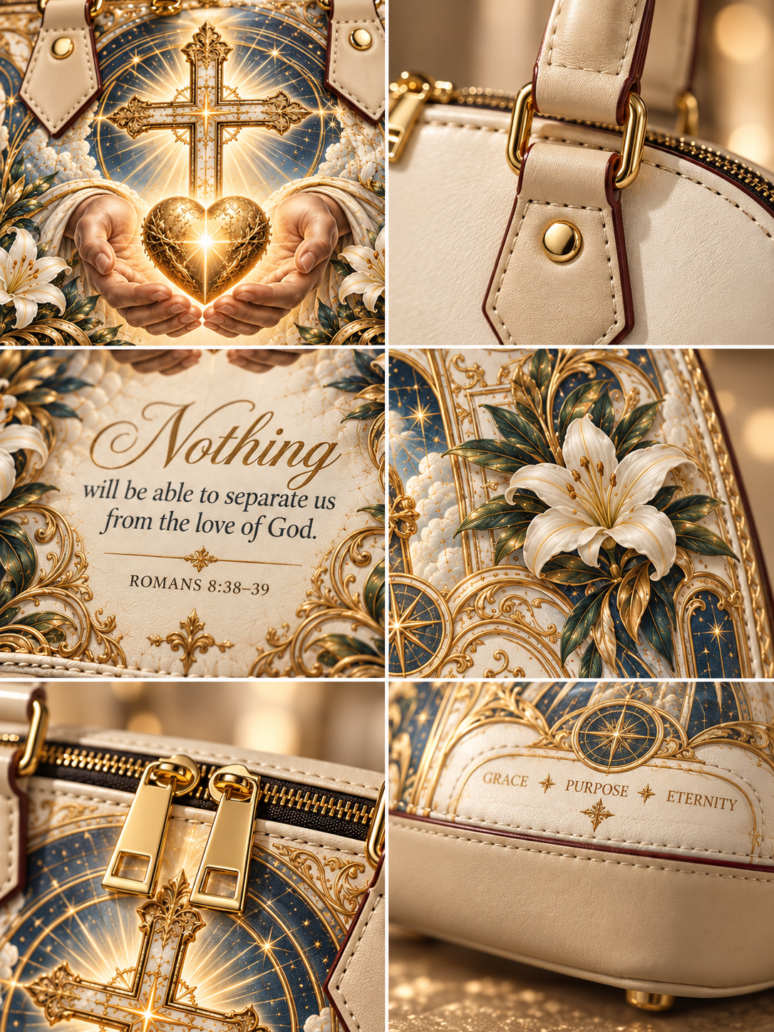 The Father Nothing Can Separate Us From His Love Dome Satchel