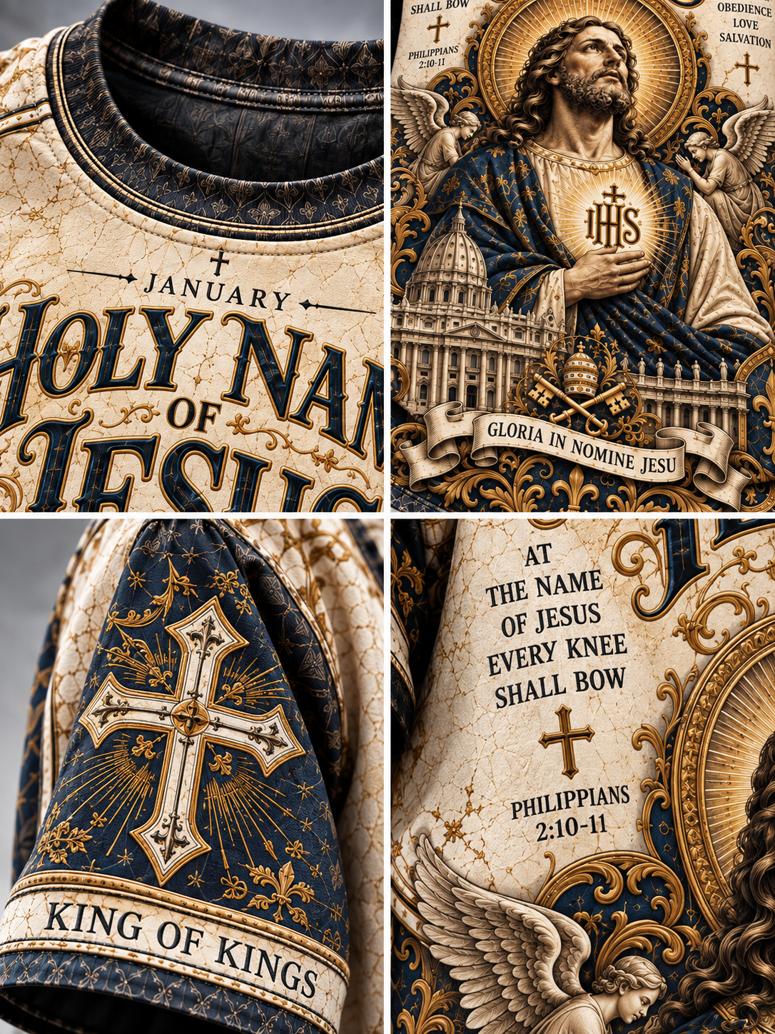 Holy Name Of Jesus King Of Kings Lord Of Lords T-Shirt