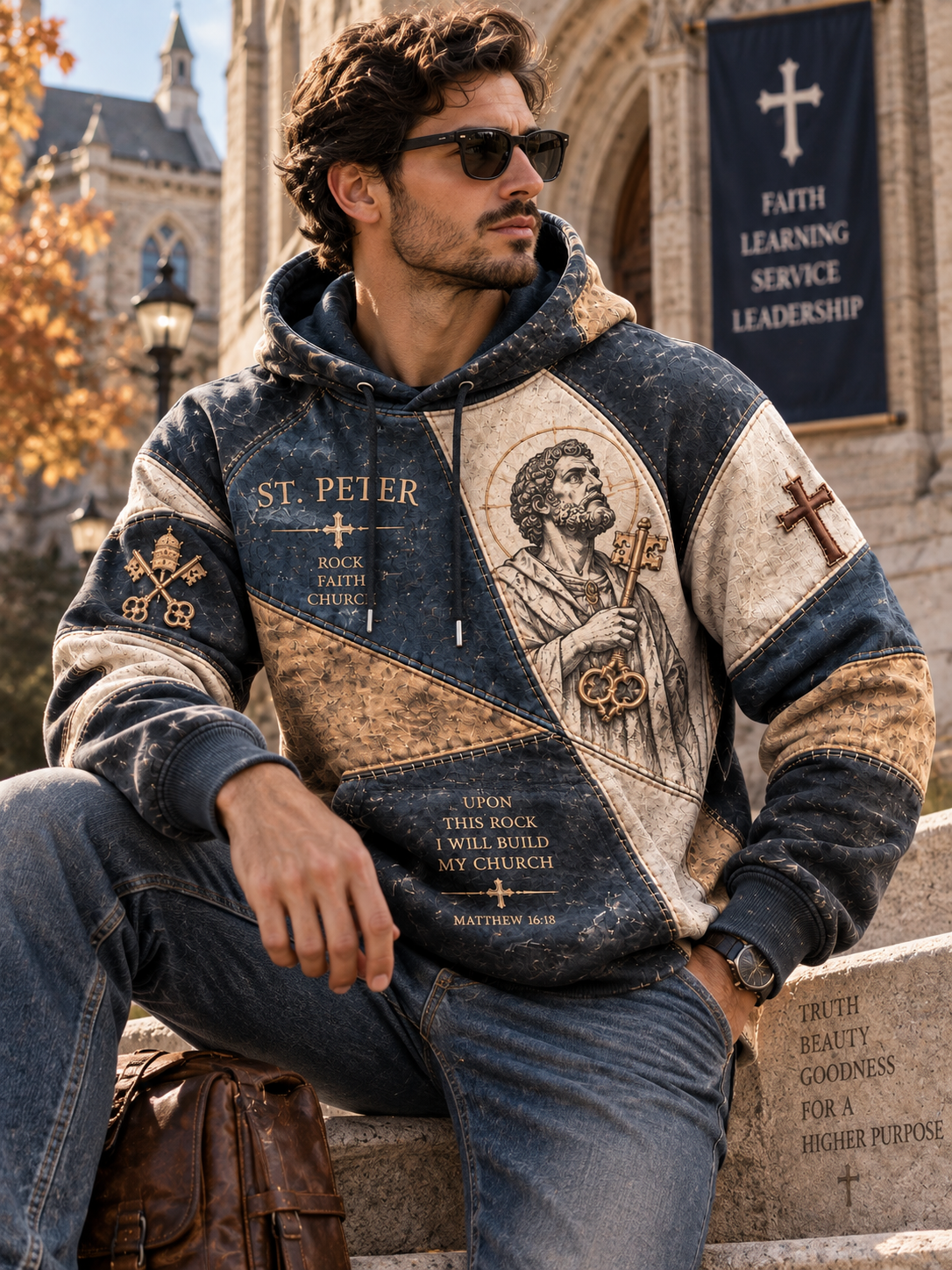St. Peter Upon This Rock Hoodie