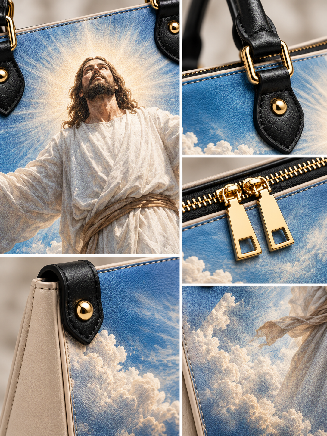 The Son Ascension Leather Tote Bag