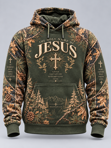 Holy Name Of Jesus Faith Salvation Redemption Love Hoodie